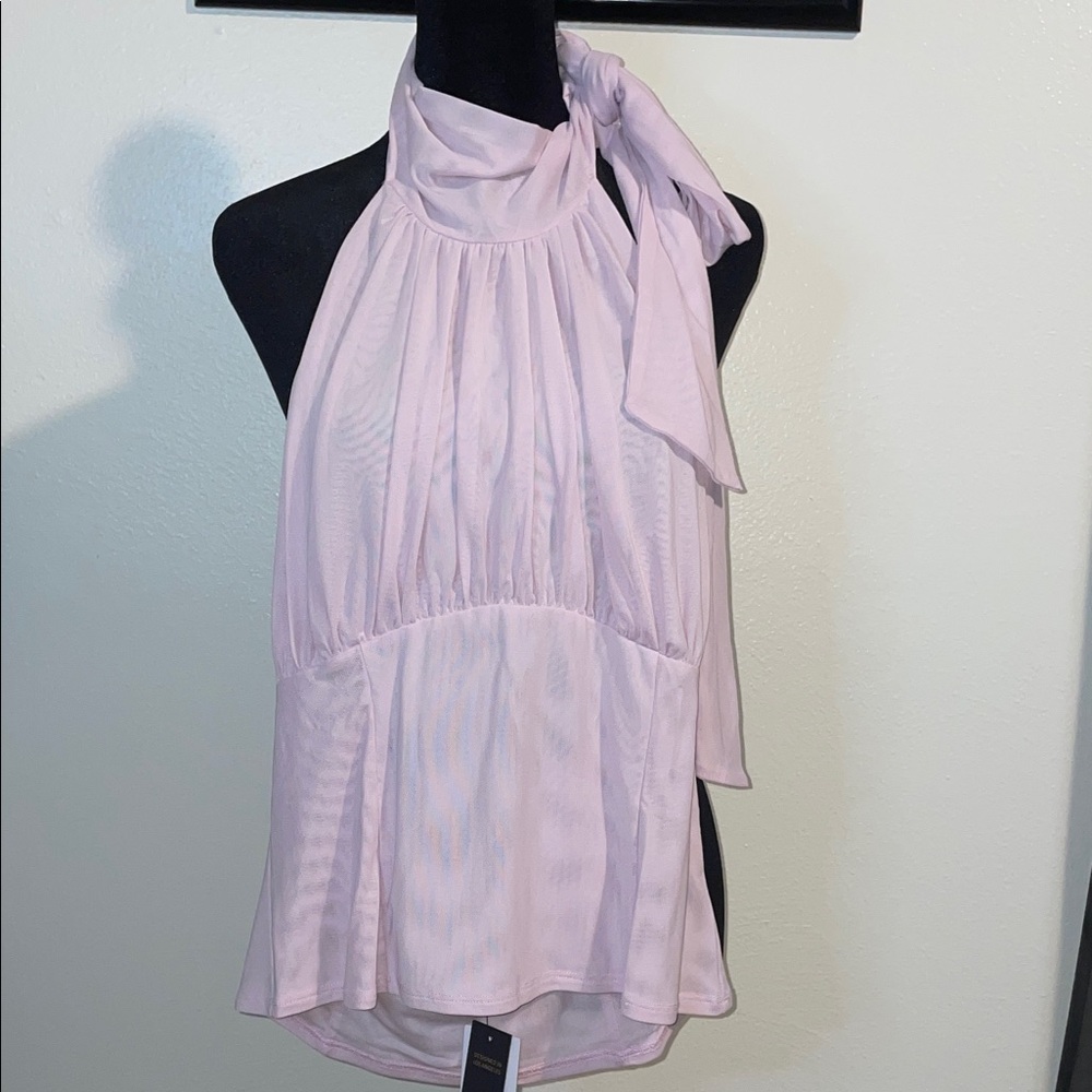 AFRM Light Pink Halter Top